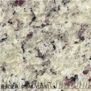 Cream Violet Granite Tiles
