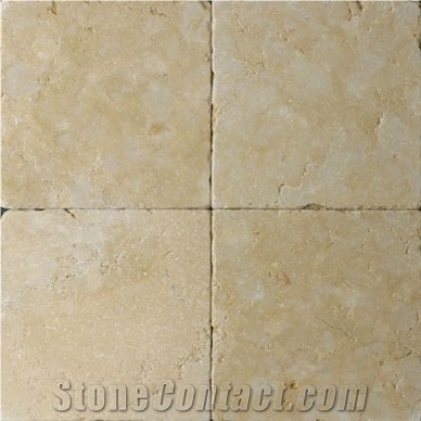 Jerusalem Gold Limestone Tumbled Slabs & Tiles, Israel Yellow Limestone