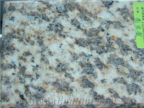 Tiger Skin Yellow Granite Slabs & Tiles, China Yellow Granite