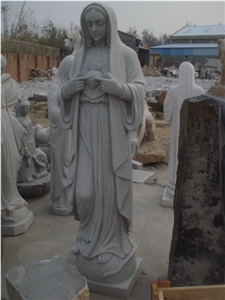 G654 Granite Virgin Mary Sculpture
