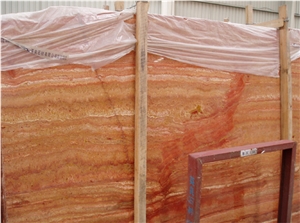 Iran Red Travertine Slabs & Tiles