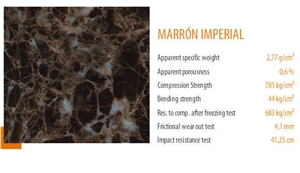 Marron Imperial Marble Slabs & Tiles, Spain Brown Marble
