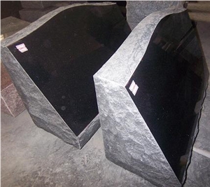 Black Granite Slant Monuments