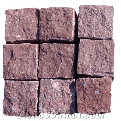 Red Porphyry Cobble Stone