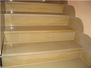 China Yellow Sandstone Stairs