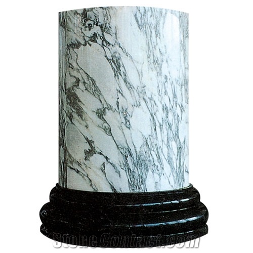 White Marble Column Ra103