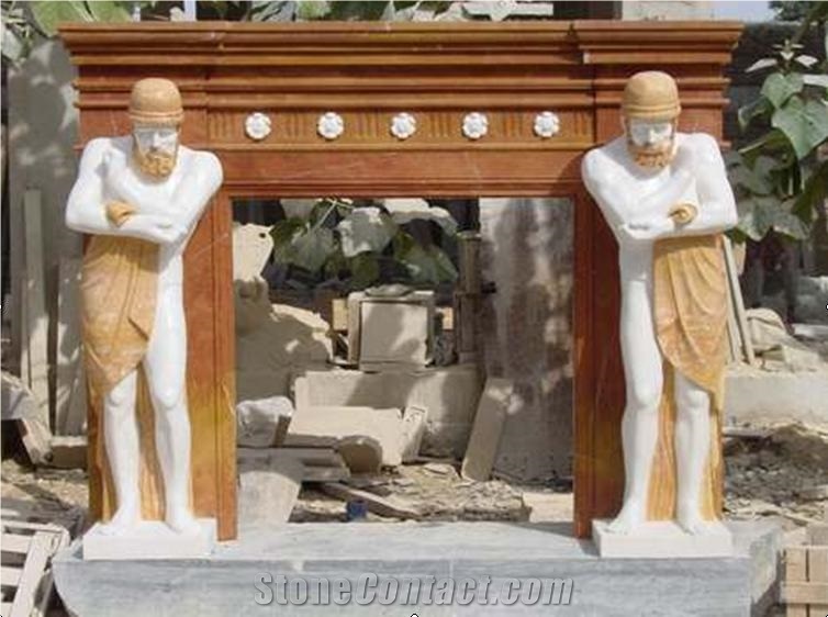 Marble Carving Fireplace