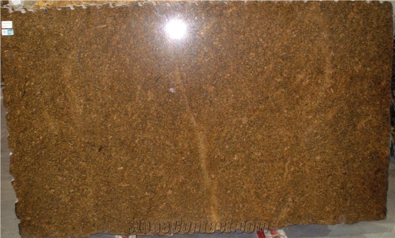 Amber Granite Slab, Turkey Brown Granite