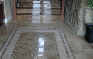 Travertine Floor Mosaic