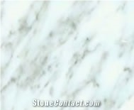 Semi White Marble Strip Slab
