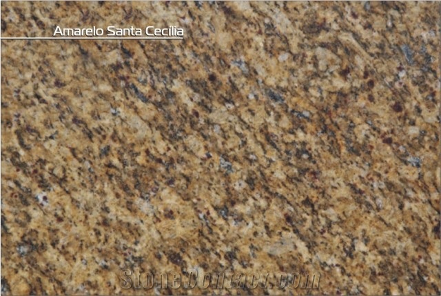 Amarelo Santa Cecilia Granite Slabs & Tiles