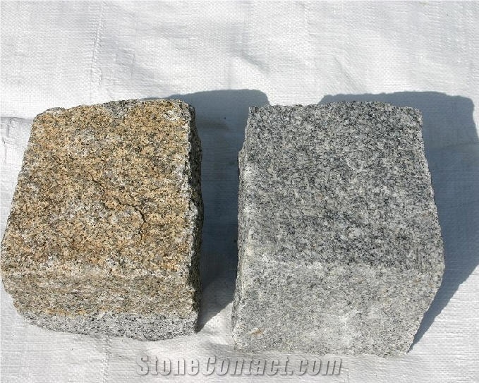 Yellow Granite Cobble Stone