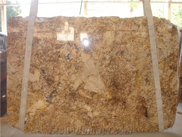 Solarius Granite Slabs & Tiles, Brazil Yellow Granite