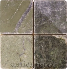 Tumbled Green Marble Slabs & Tiles