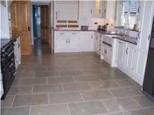 Seafossil Honed Marble Floor Tile