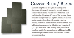 Classic Blue,Black Roofing Slate