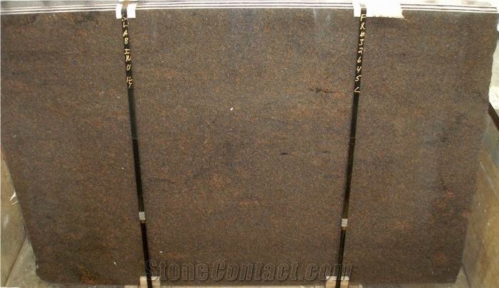 American Mahogany Granite Slabs & Tiles, United States Brown Granite