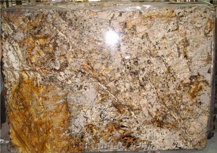 Mascarello Exotic Granite Slabs & Tiles, Brazil Yellow Granite