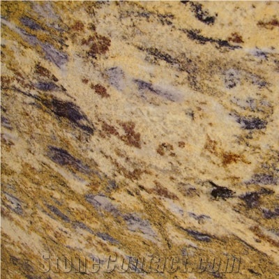 Hurricane Gold Granite Slabs & Tiles, Brazil Yellow Granite