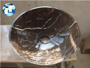 China Marquina Marble Basin,Sink