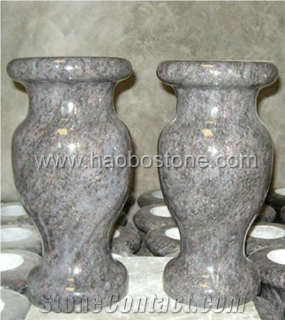 Granite Vases Tombstone Accessories