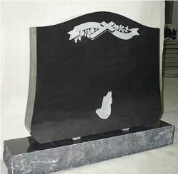 Black Granite Tombstone