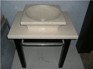 Beige Marble Basin