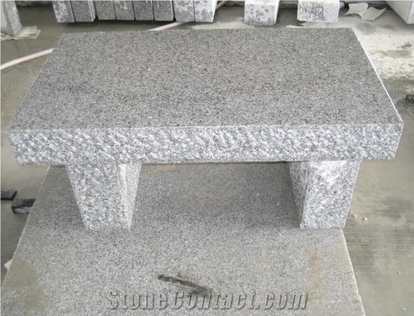 G614 Grey Granite Bench