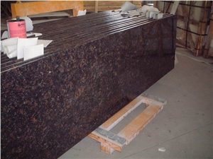 Tan Brown Granite Kitchen Countertops