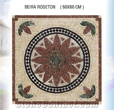 Beira Roseton Mosaic Medallion