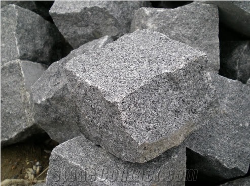 G654 Granite Cobble Stone, G654 Grey Granite Cobble Stone