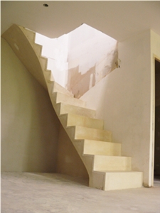 Beige Limestone Staircases