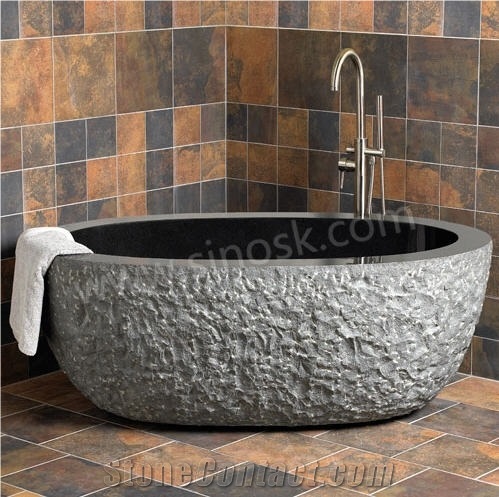 Granite Bathtub - Shanxi Black