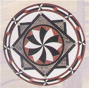 Granite Mosaic Medallion
