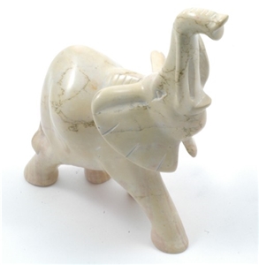 Limestone Handcarved - Animal Statue