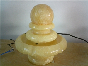 China Honey Onyx Ball Fountain