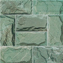Green Slate Mushroom Stone