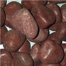 Pebble Stone - Red Natural Color
