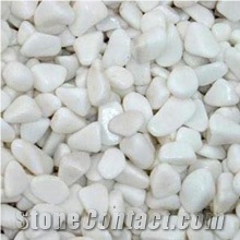 Pebble Stone - White Natural Color