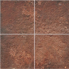 Rust Slate Slabs & Tiles, China Brown Slate