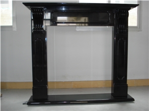 Absolute Black Granite Fireplace