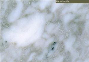 Bianco Brouille Marble Tiles, Italy White Marble