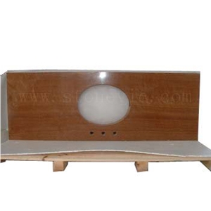 Brown Marble Vanity Top 37