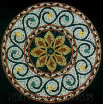 Marble Mix Mosaic Medallions