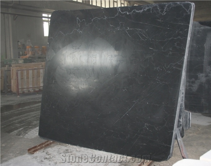 Anatolian Black Marble Tiles & Slabs, Black Polished Marble Floor Tiles, Wall Tiles
