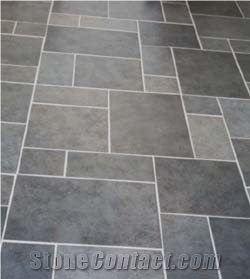 Black Flooring Slate Tile