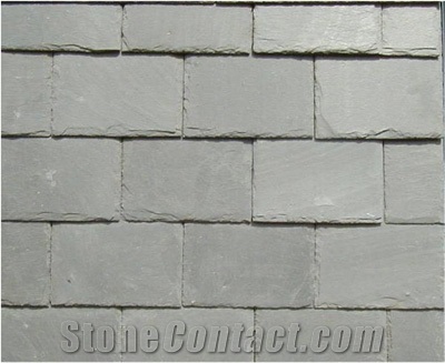 China Grey Slate Roofing Tile