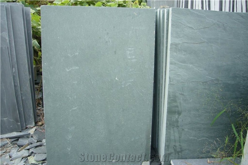 Green Flooring Slate Tile