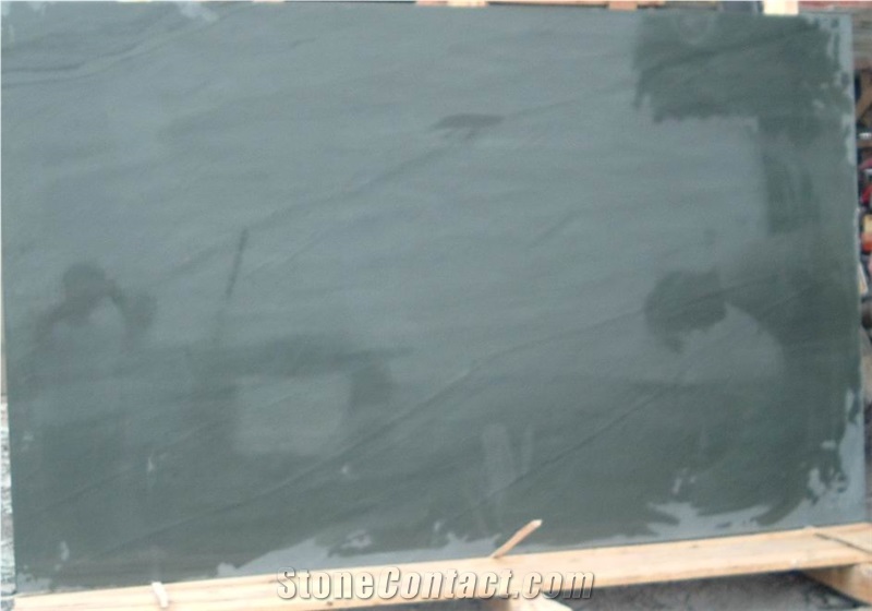 Green Slate Slabs, Polished Countertop