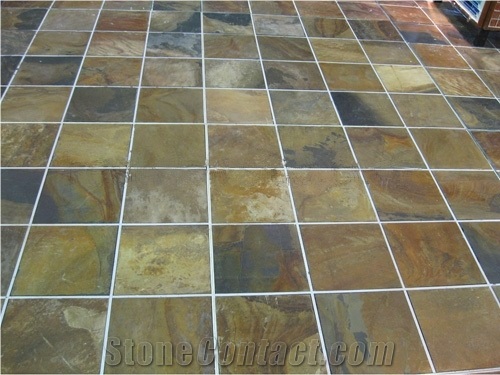 Rusty Flooring Slate Tile